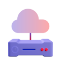 3d icon cloud small