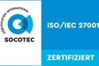 SOCOTEC Certification Mark ISO IEC 27001 Horizontal CMYK DE